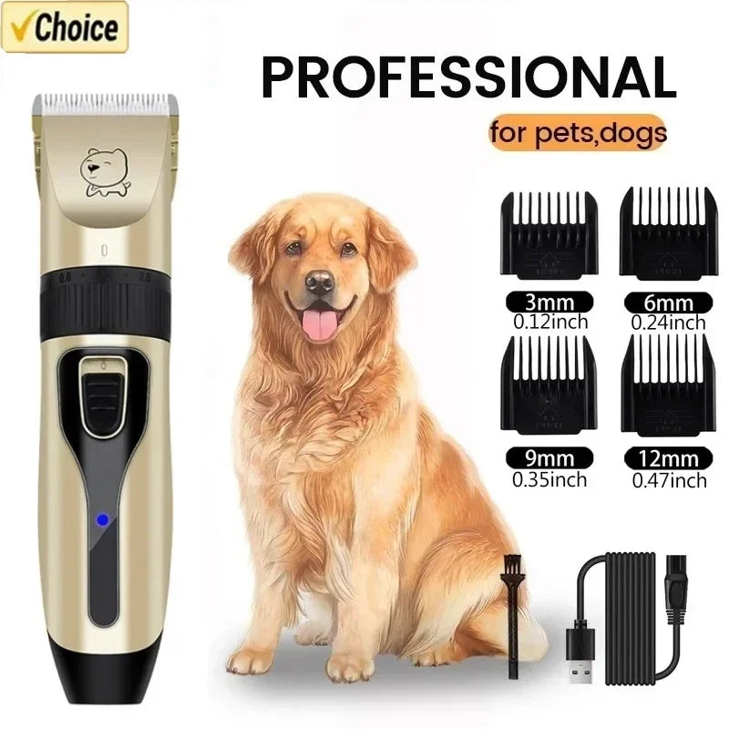 PawTrim Pro – Rechargeable Quiet Cordless Dog Grooming Clippers