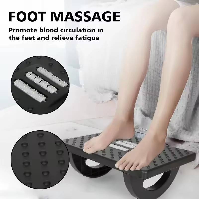ErgoComfort Adjustable Footrest with Massage Features