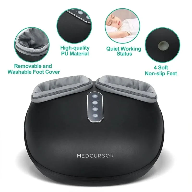 SoothingHeat – Electric Shiatsu Foot Massager for Ultimate Relief