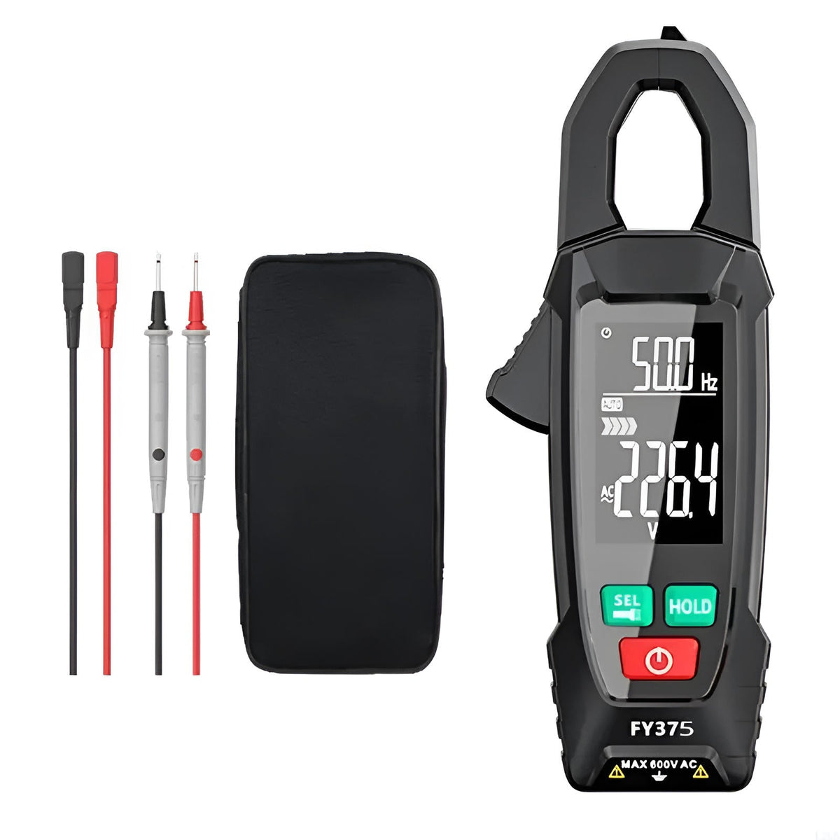 Smart Clamp Meter for AC and DC Voltage Measurement