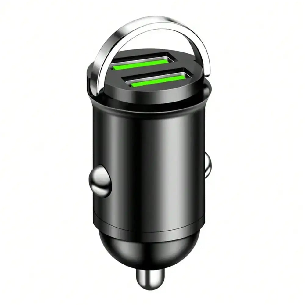 PowerDrive 200W Dual-USB Car Charger – Efficient On-the-Go Charging Adapter