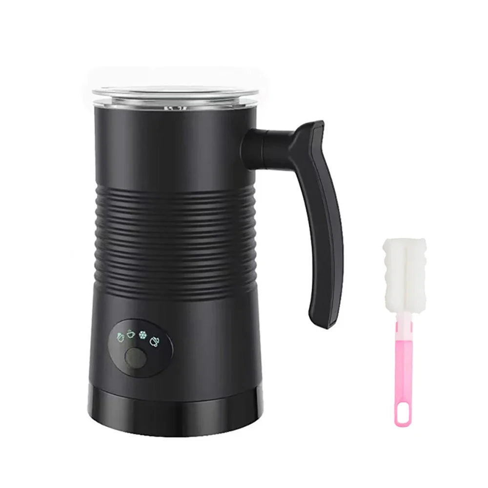 FrothMaster 4-in-1 Electric Milk Frother – Effortless Hot & Cold Foam for Your Coffee Creations