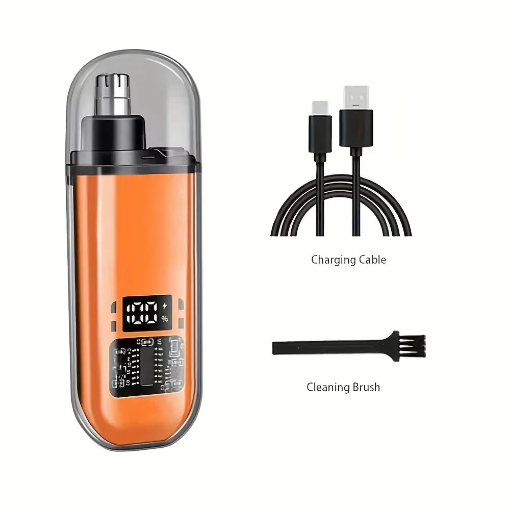 EazyTrim Rechargeable Nose & Ear Hair Trimmer – Compact Grooming Tool