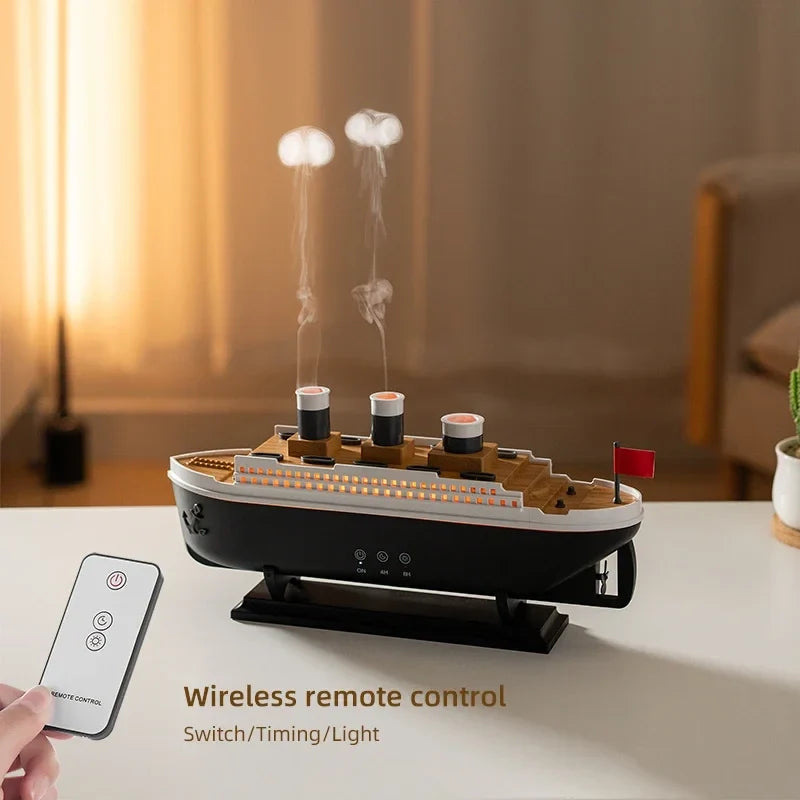Nautical Mist Oasis - Decorative Humidifier with Jellyfish Glow