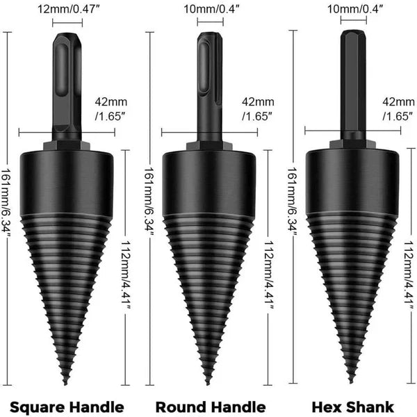 Effortless Wood Splitting Drill Bit for Quick Results