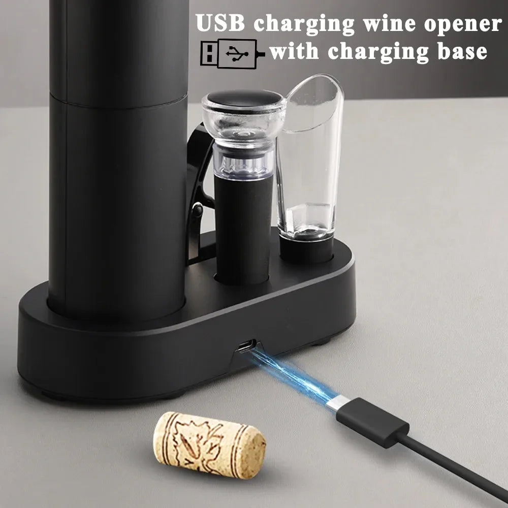 Effortless Wine Opening with the VinoEase Electric Corkscrew