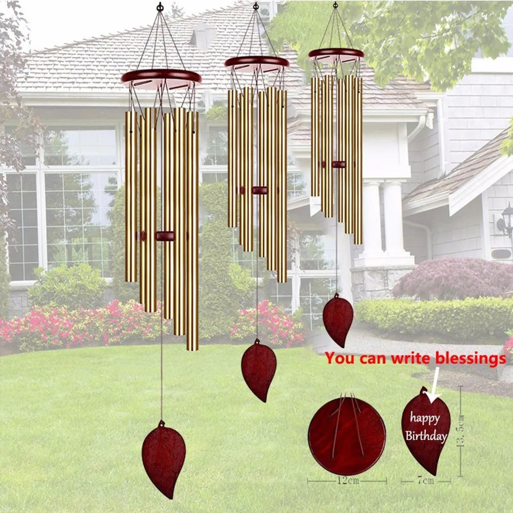 Fortune Harmony 6-Tube Wind Chime – Enchanting Bell Decor for Home & Garden