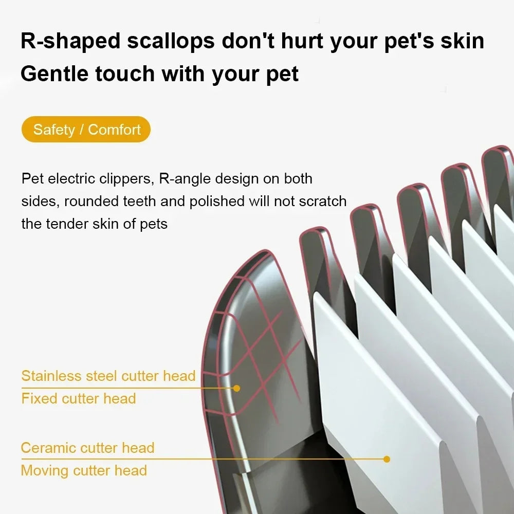 PawTrim Pro – Rechargeable Quiet Cordless Dog Grooming Clippers
