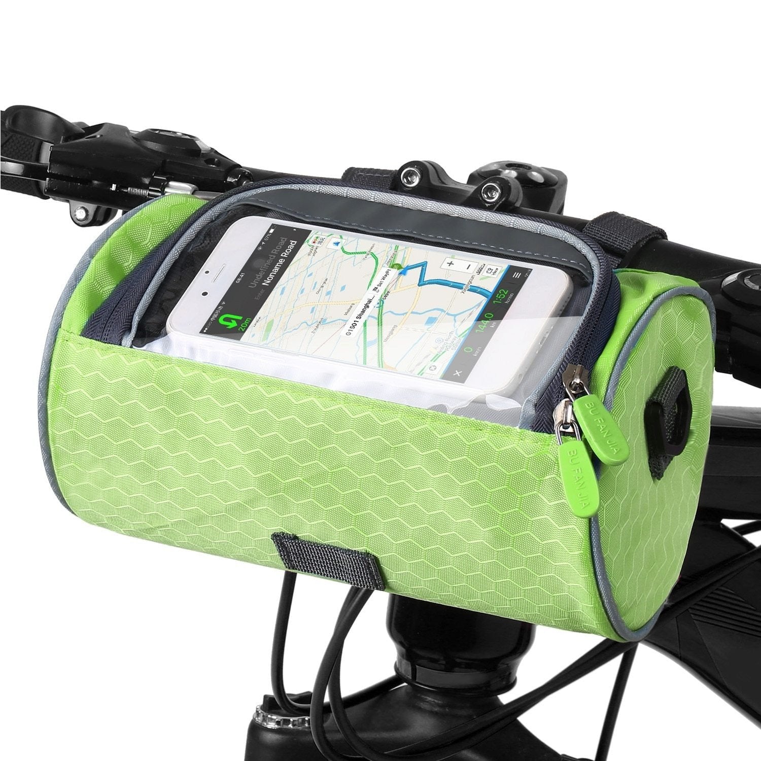 Smart Cycling Pouch with Touchscreen Access