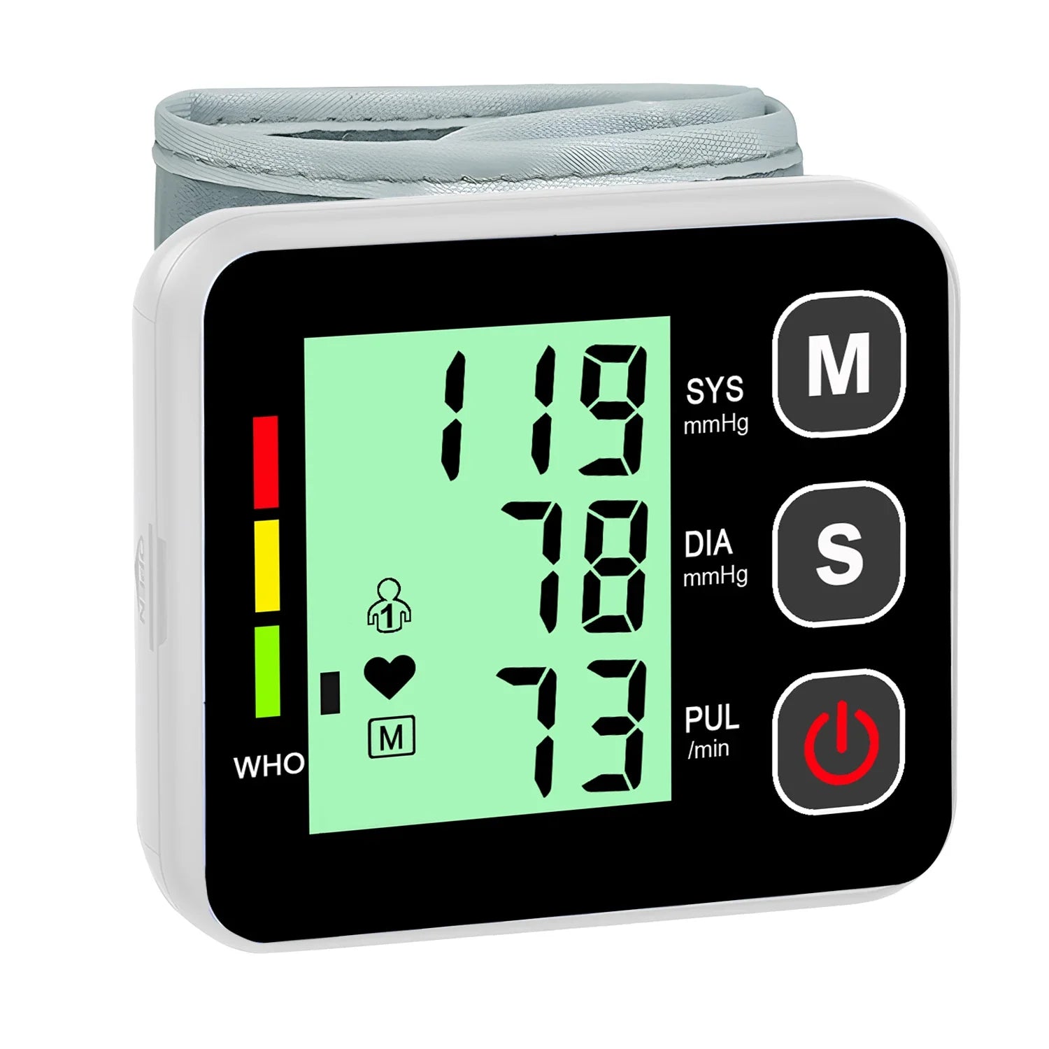 SmartPulse Automatic Blood Pressure Monitor with LCD Display