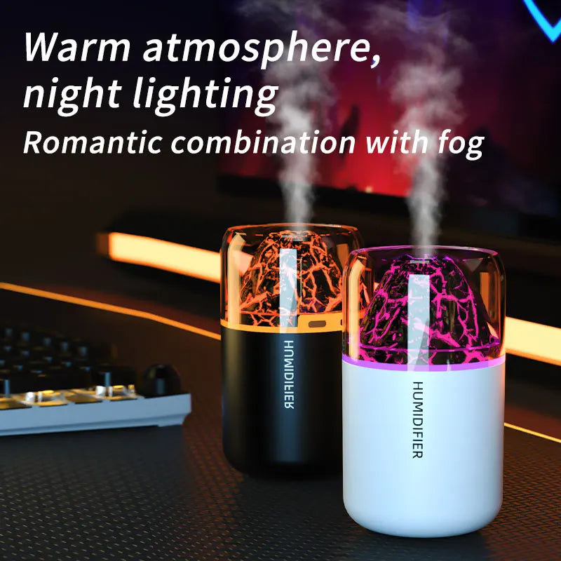 AromaWave Volcano Mist Diffuser & Humidifier with Light