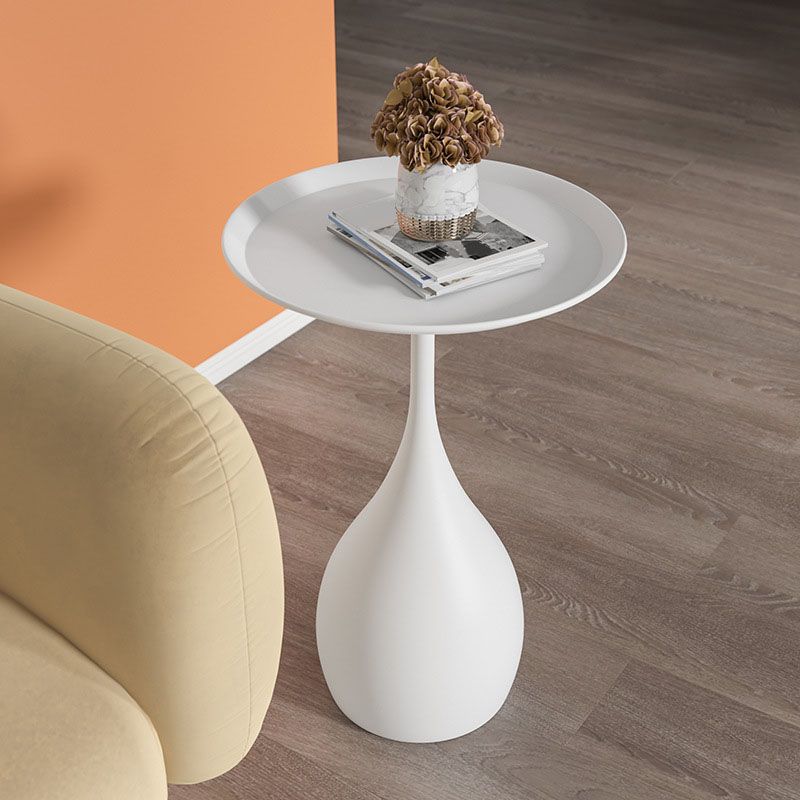 Elegant Modern Round Metal Accent Table