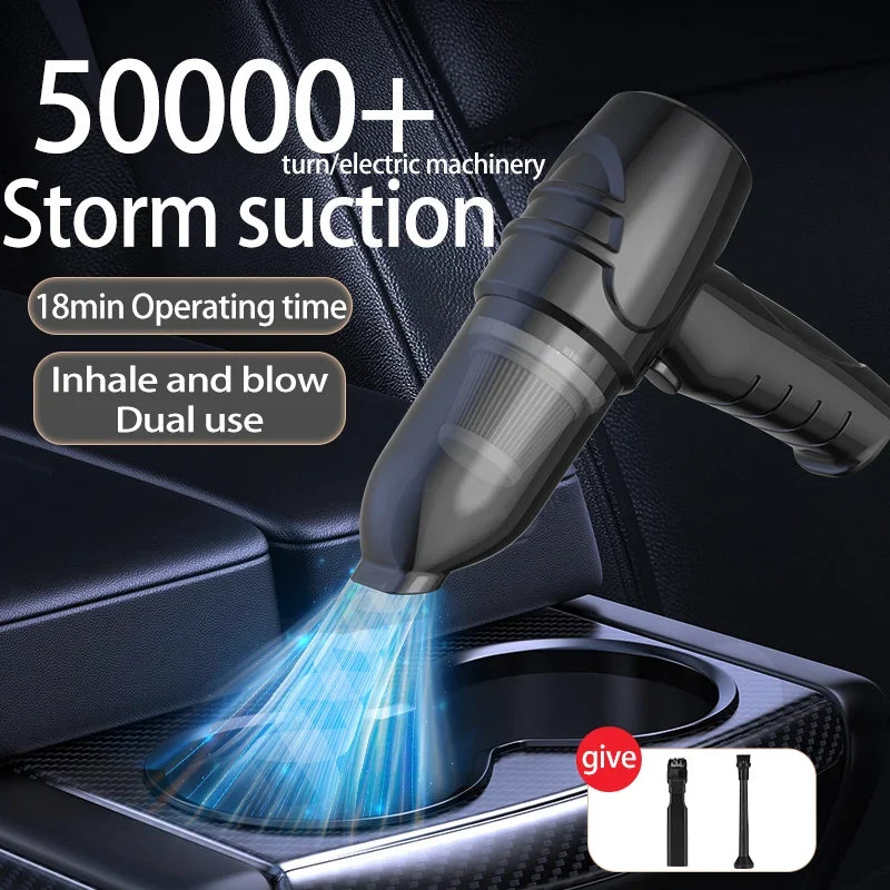 FlexiClean Cordless Handheld Vacuum – Effortless Cleaning for Home & Car