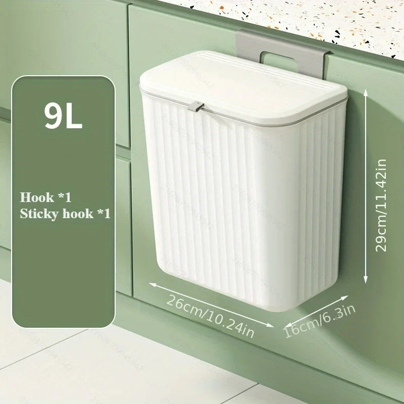 EcoMate Kitchen Waste Collector with Lid – Compact & Versatile Storage Solution