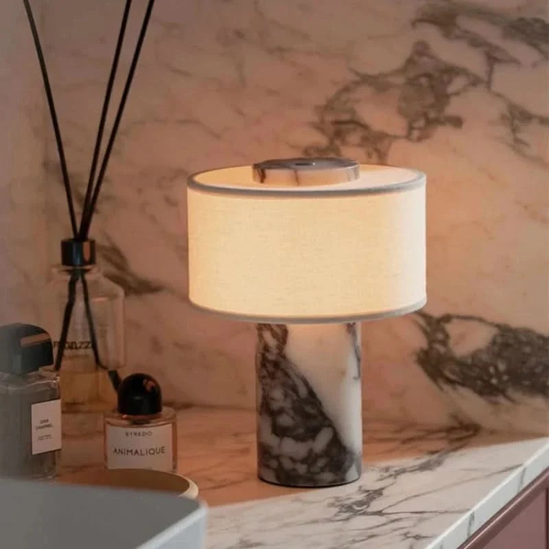 Elegant Marble Touch-Controlled Dimmable Desk Light