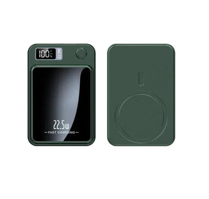 Compact Magnetic Wireless Charger with 5000mAh Capacity