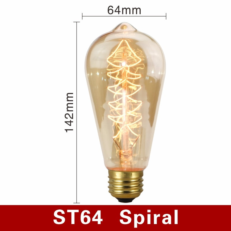 Retro Style Light Bulbs - Nostalgic Illumination