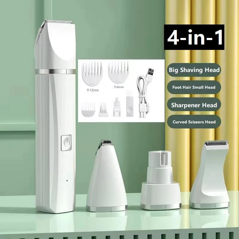 PawTrim Pro 4-in-1 Cordless Pet Grooming Clippers