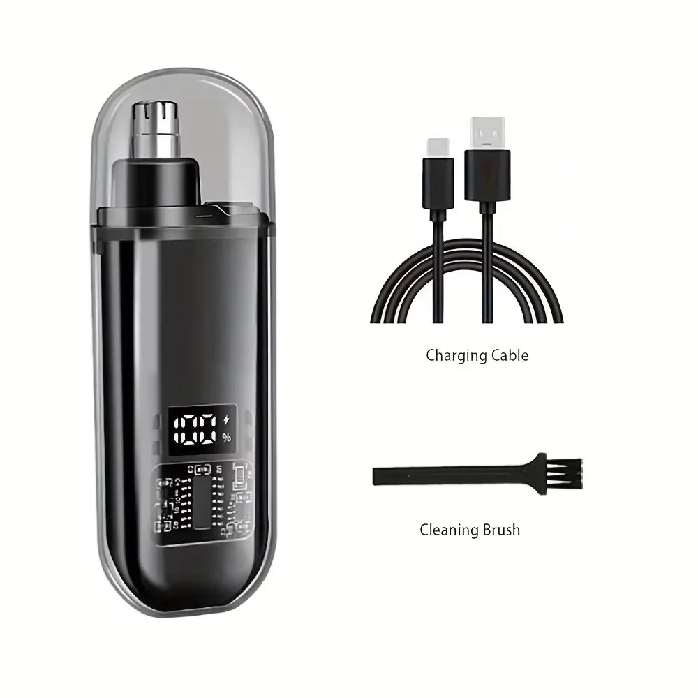 EazyTrim Rechargeable Nose & Ear Hair Trimmer – Compact Grooming Tool