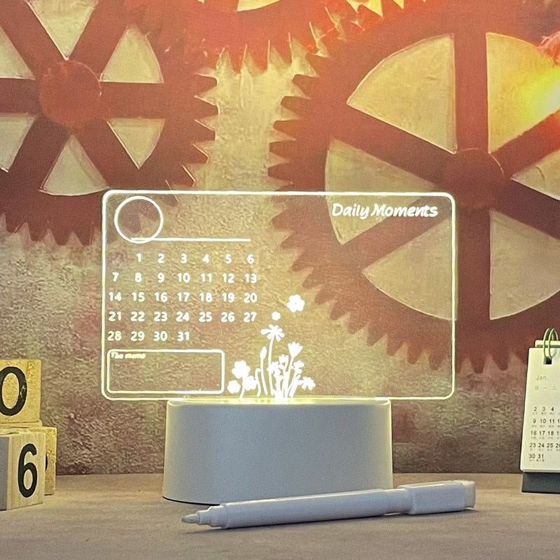Light-Up Message Board for Notices