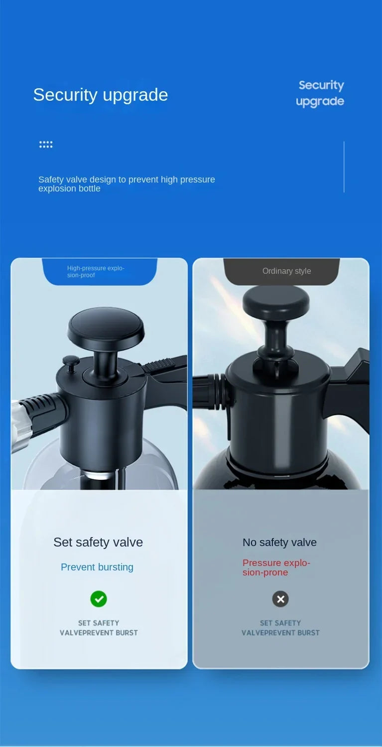 Effortless Foam Cleaning Sprayer for Cars and Home