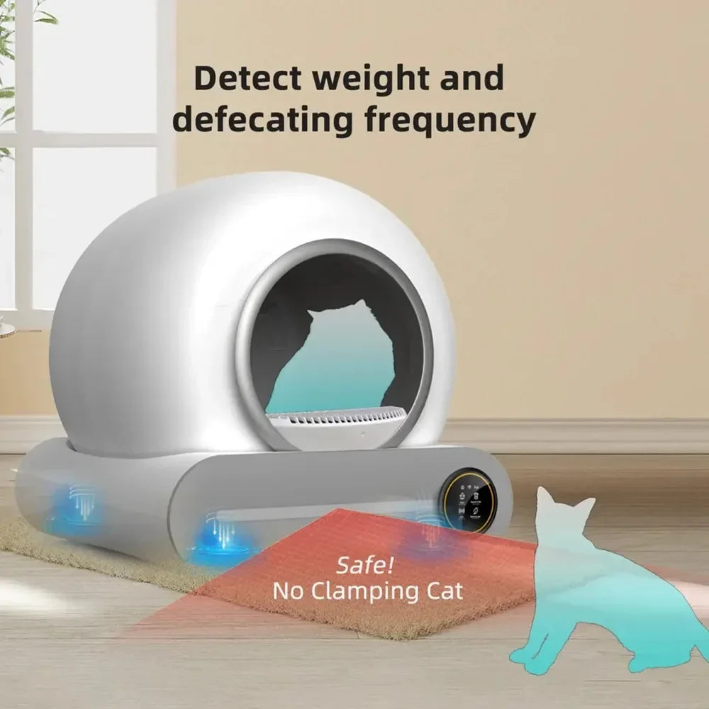 SmartClean 65L Automated Cat Litter Box with Odor Control