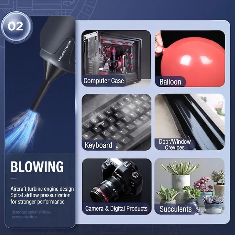 TrioClean 3-in-1 Cordless Handheld Vacuum & Air Blower