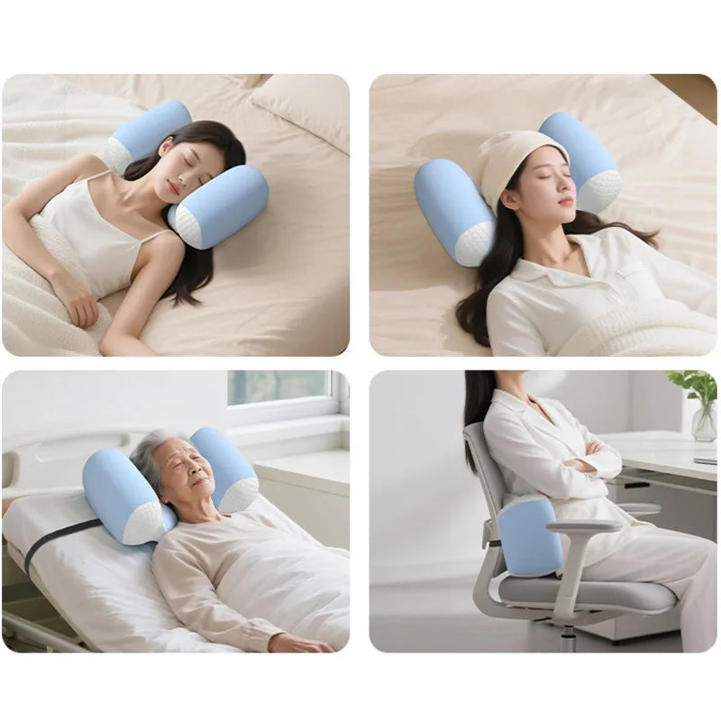 SerenitySupport Cervical Pillow for Side Sleepers – Premium Memory Foam Neck Cushion with Airy Stretch Cover
