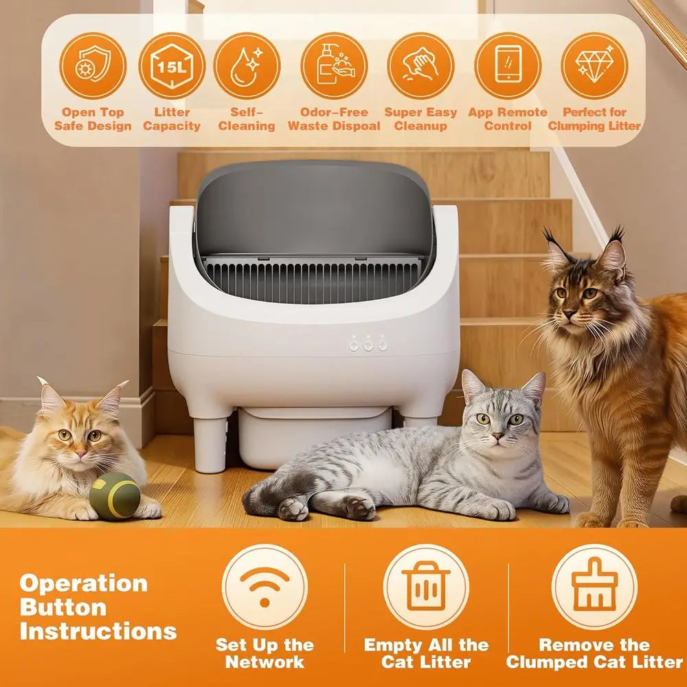PurrfectClean Automated Cat Litter System | Smart Waste Management for Busy Homes