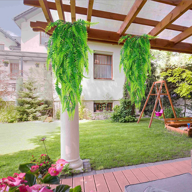 Vibrant Greenery Garland for Home and Garden Decor