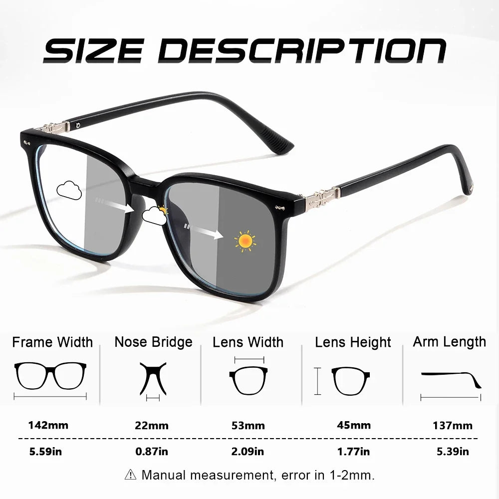 Versatile Photochromic Sunglasses – UV400 Protection for All