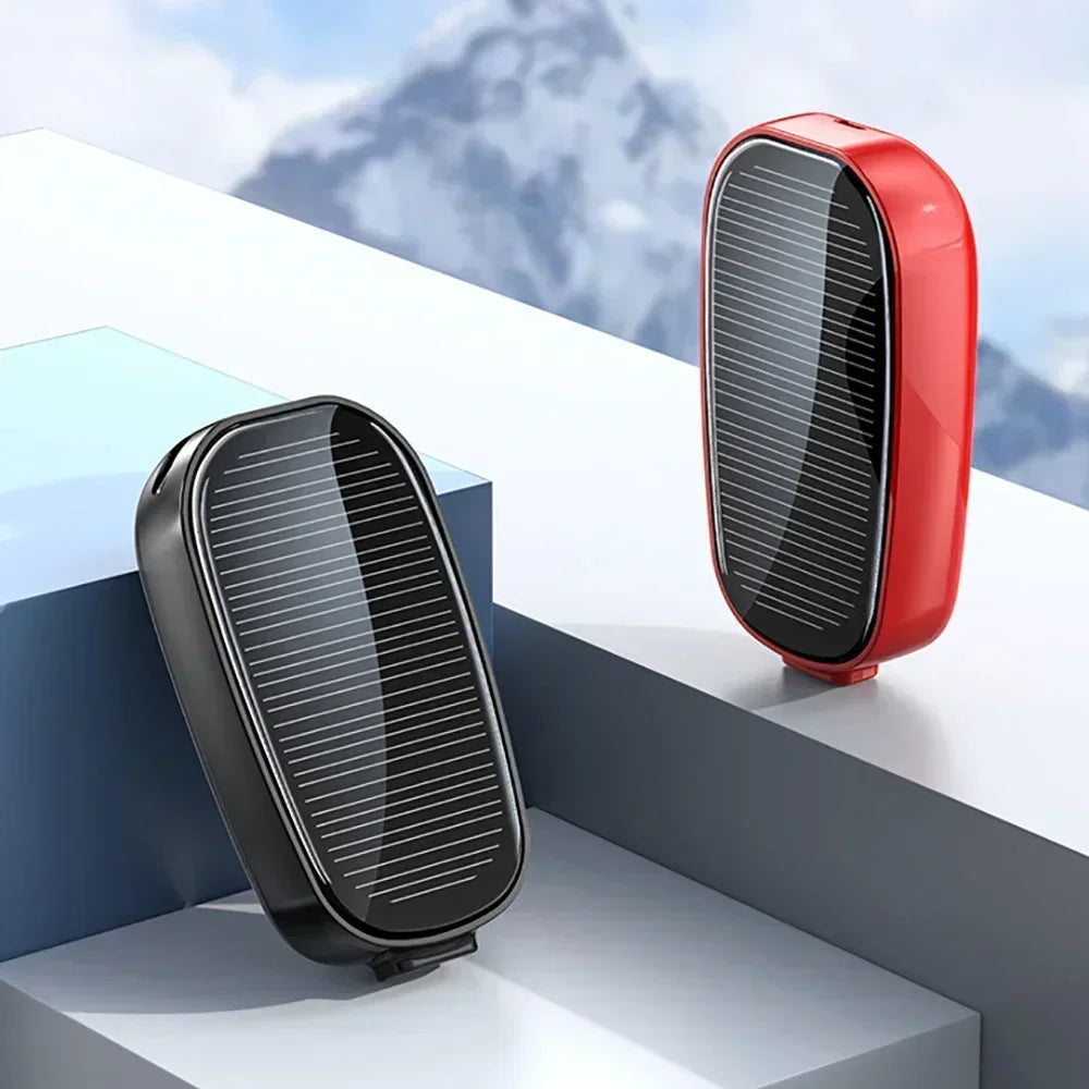 EcoCharge Solar Mini Keychain Power Bank – 1200mAh Portable Charger