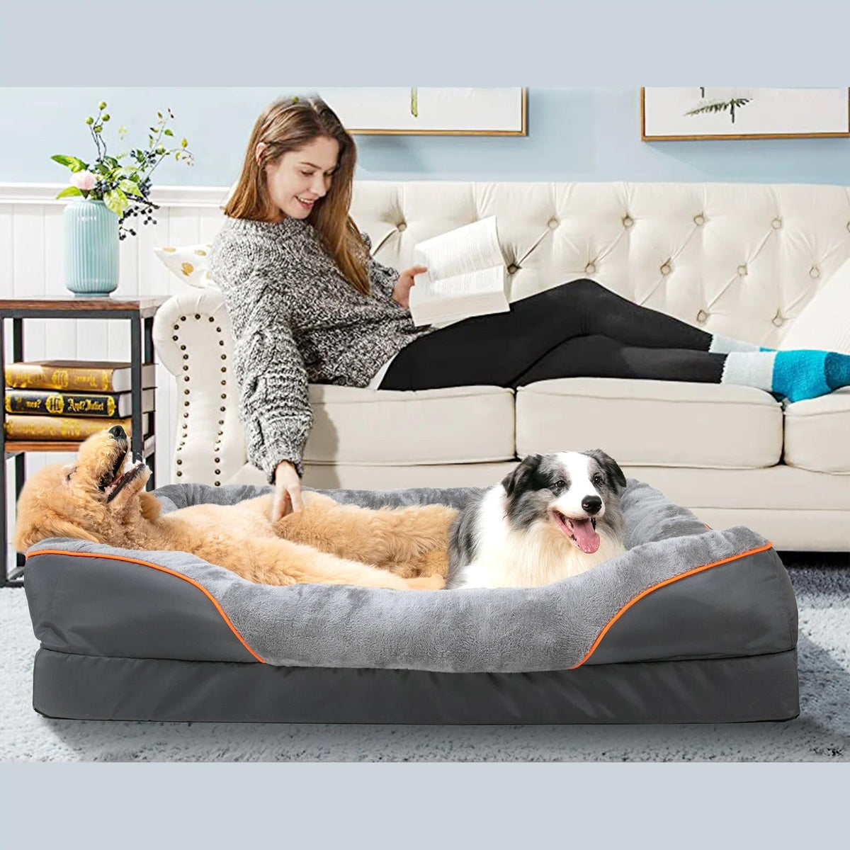 Premium Comfort Pet Bed with Orthopedic Support