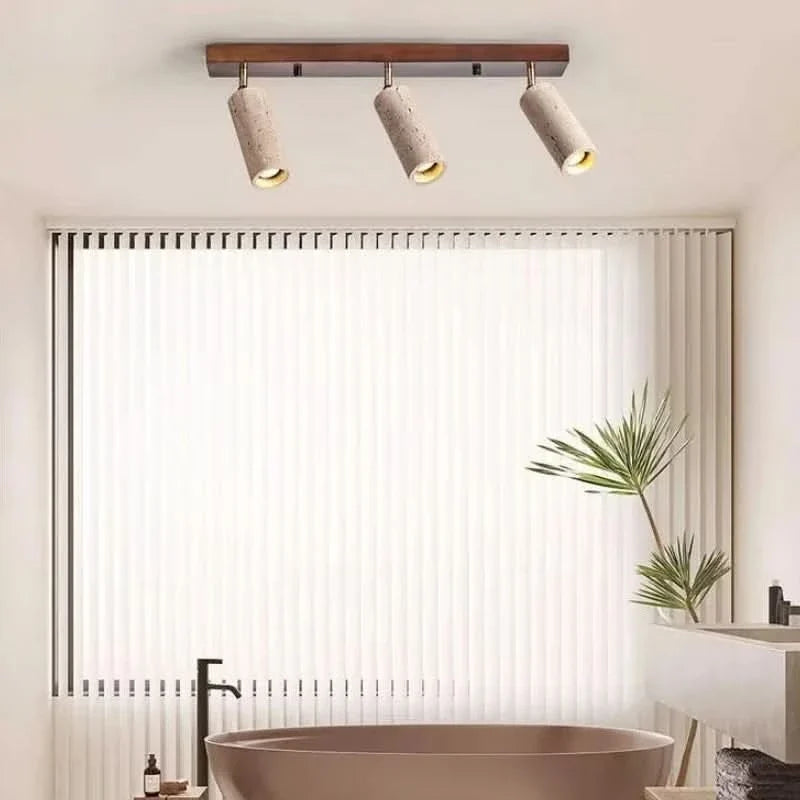 Naturalstone 3-Light Adjustable LED Ceiling Fixture
