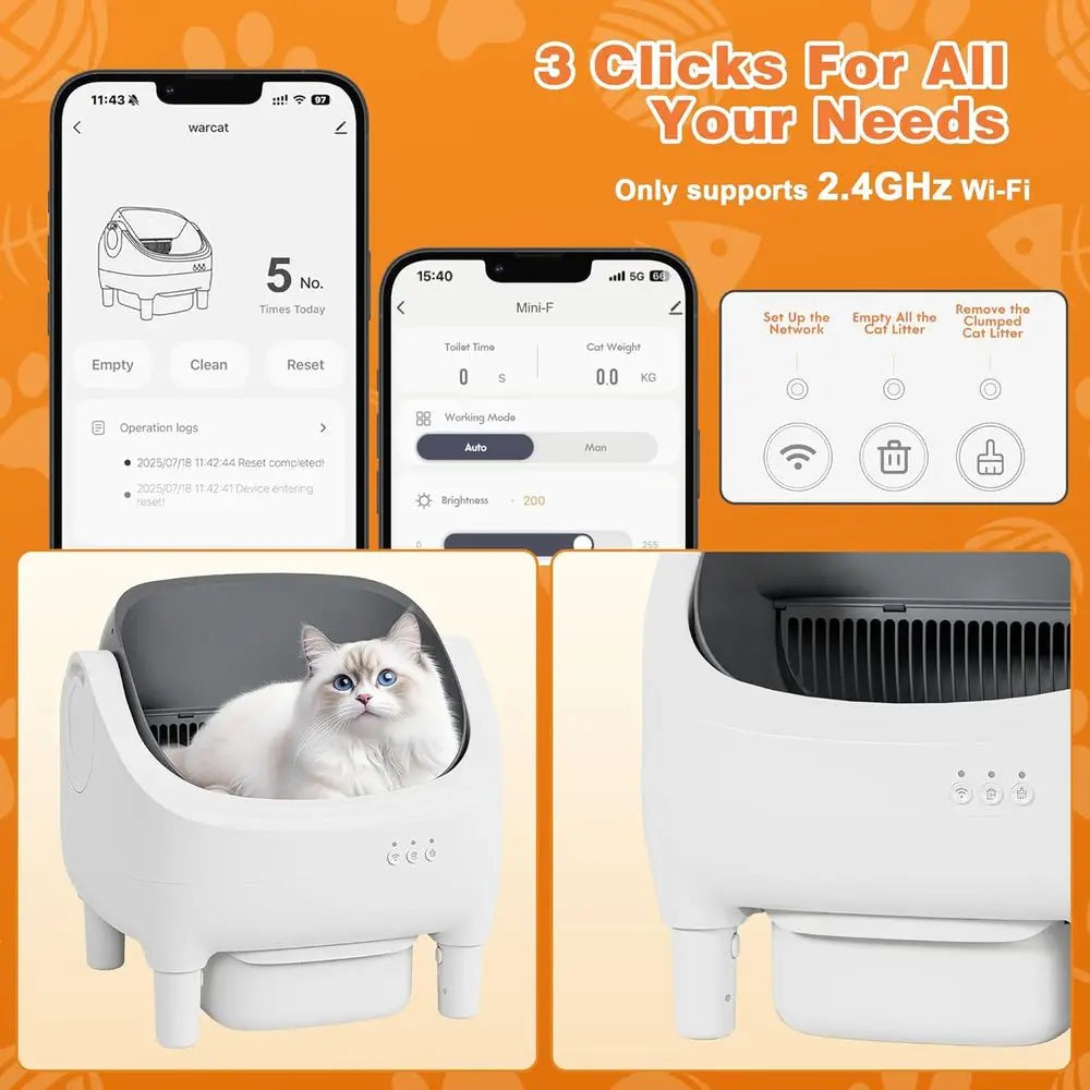 PurrfectClean Automated Cat Litter System | Smart Waste Management for Busy Homes