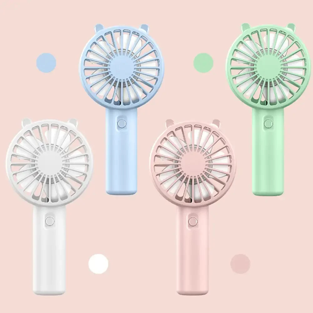 Mini Handheld Fan – USB Rechargeable Portable Device (Buy 1 Get 1 Free)