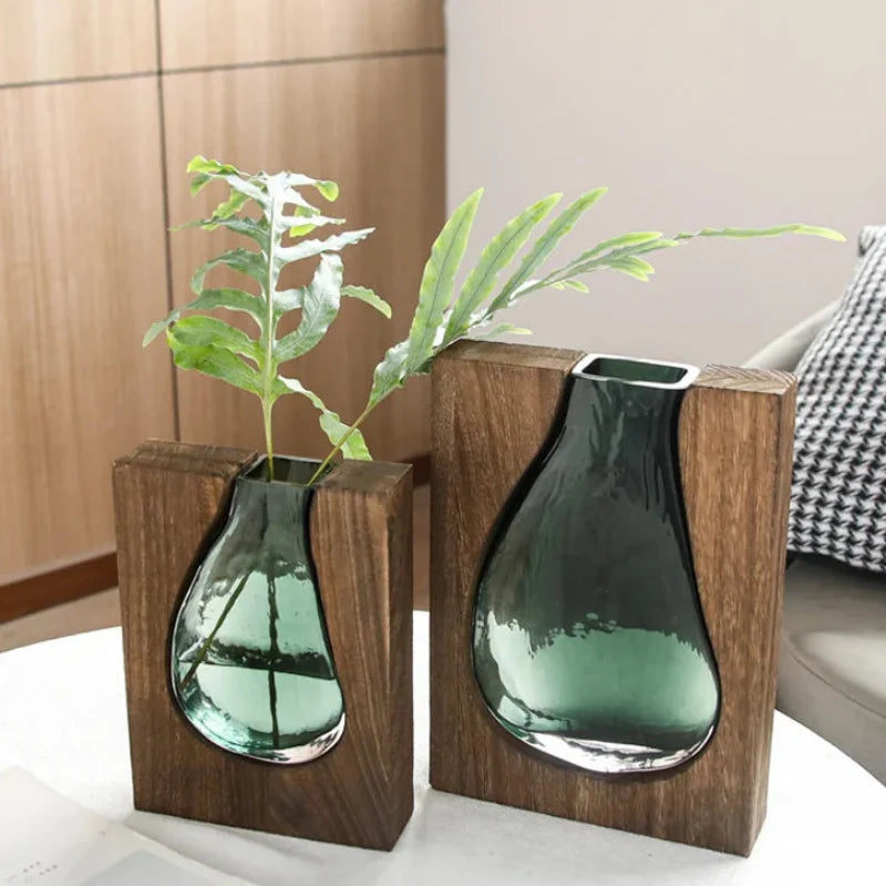 Elegant Water Droplet Vase - Handmade Nordic Design