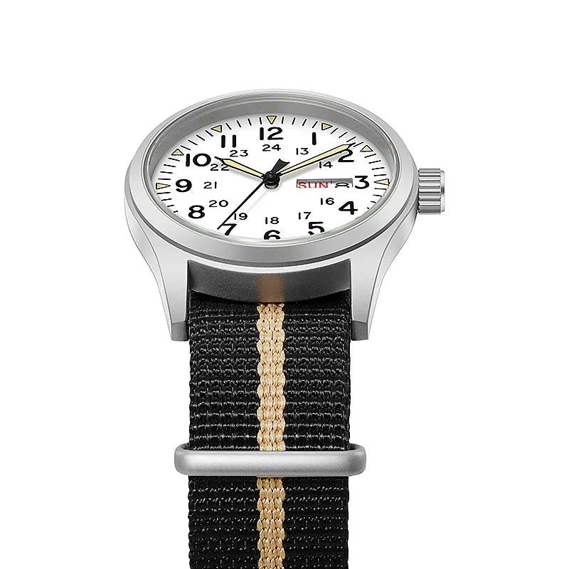 Men's 38mm Illuminated Adventure Watch - Clear Dial, Sturdy Strap