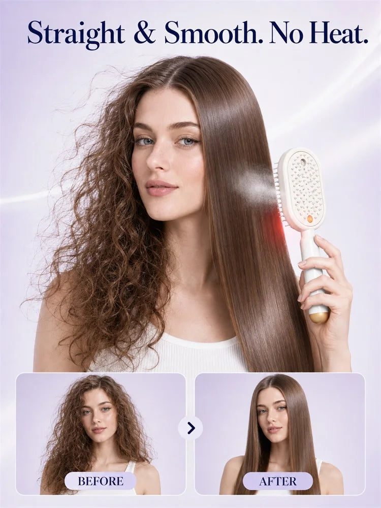 SleekWave Cordless Heated Hair Styling Brush – Rapid Heat & Safety Design