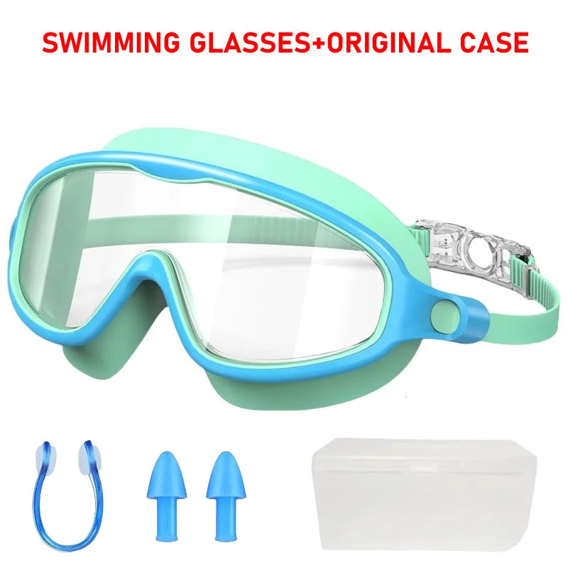 AquaVision Youth Swim Goggles | Comfortable Anti-Fog Design with UV Shielding for Ages 3–15