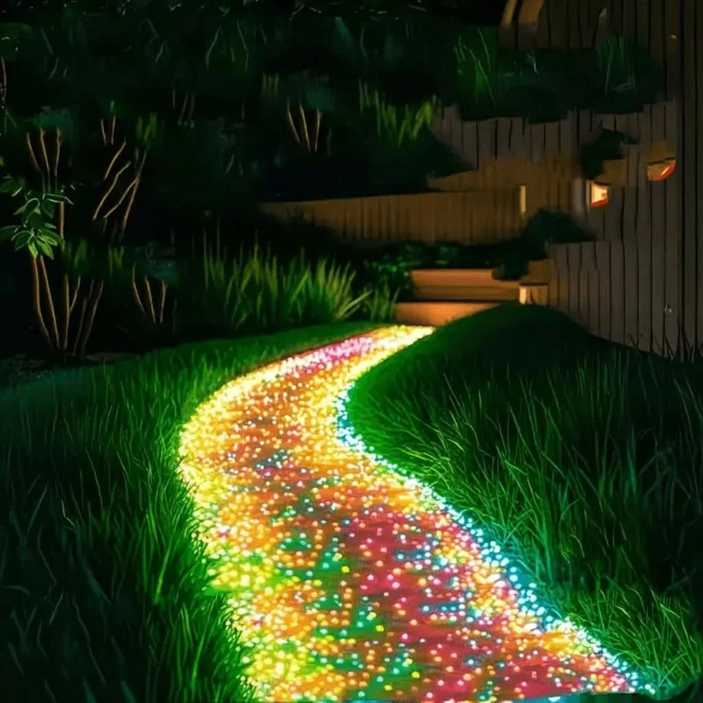 Luminara – Radiant Decorative Sand for Gardens and Aquariums