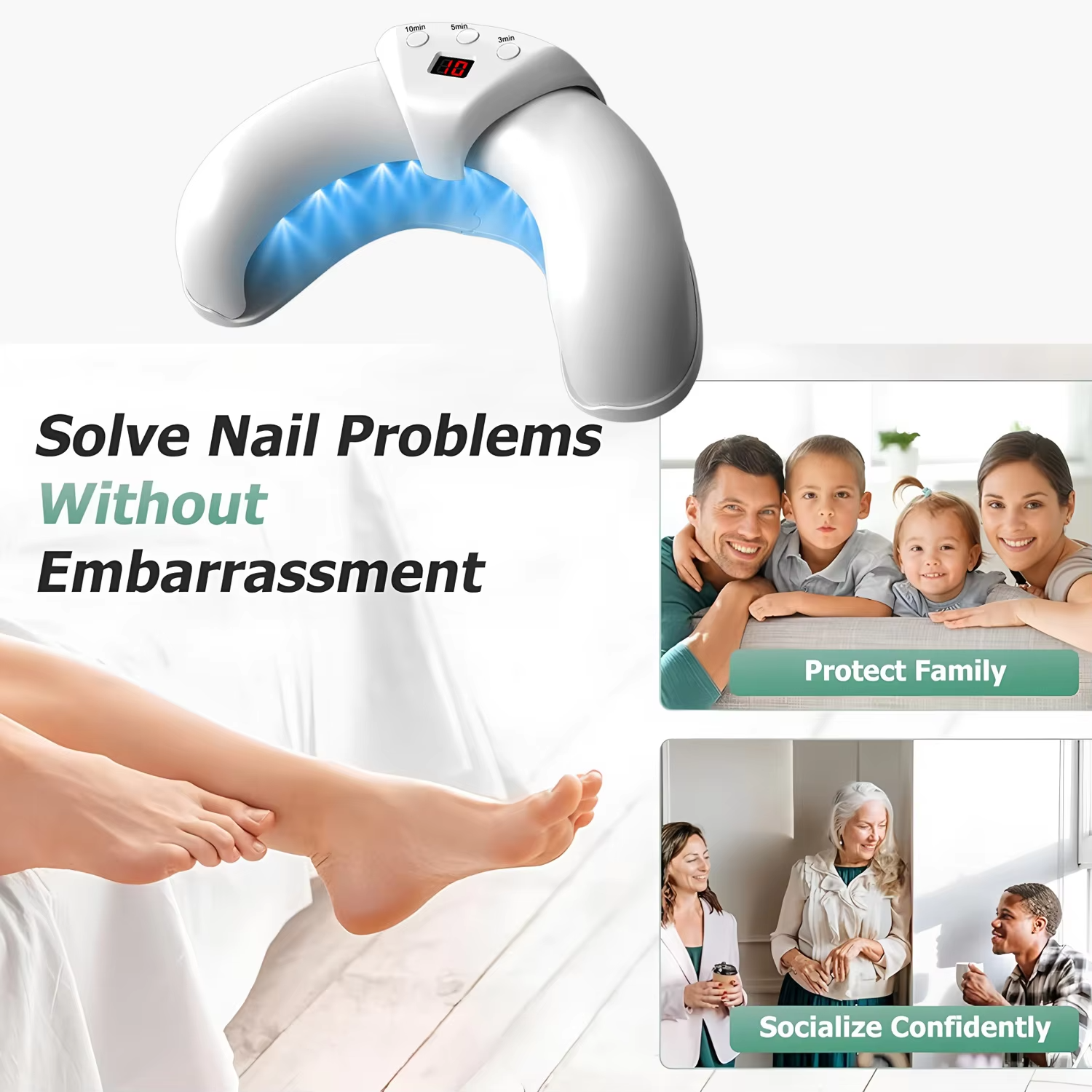 LumaNail Laser Grooming Tool – Advanced Nail Care Solution