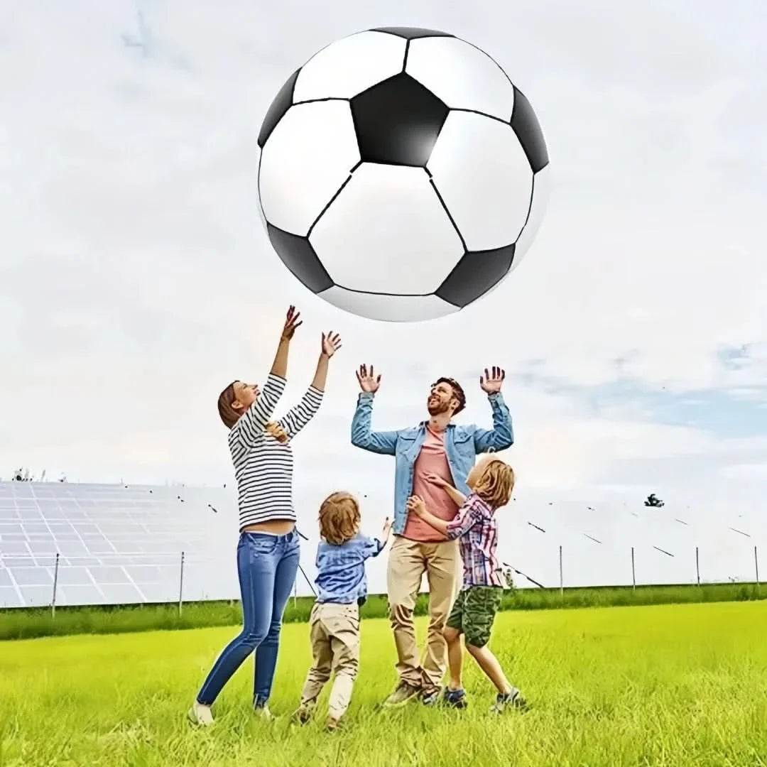 Family Fun with the MegaPlay Inflatable Soccer Sphere