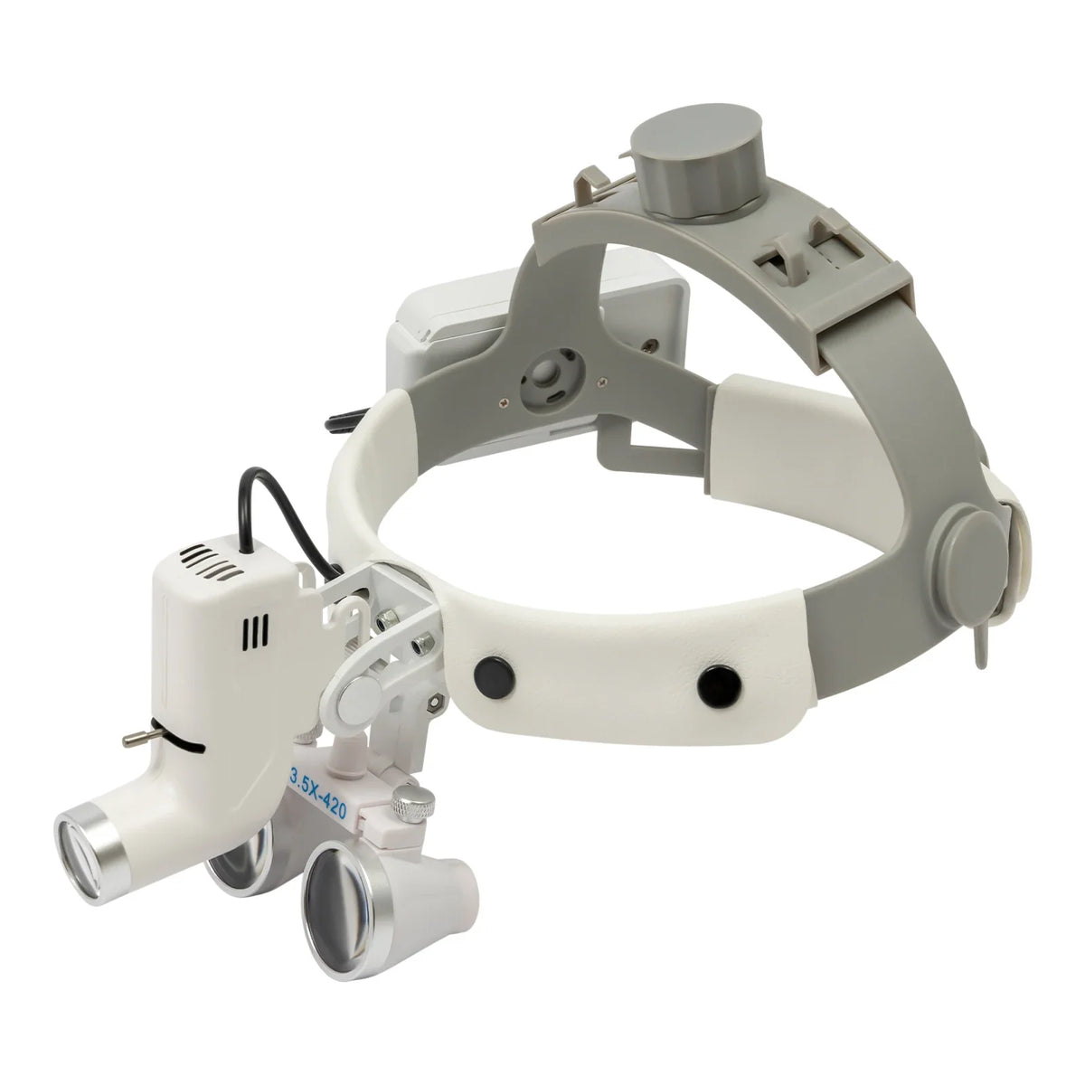 VisionPro 3.5X Head-Mounted Magnifier with LED Light for Detail Work
