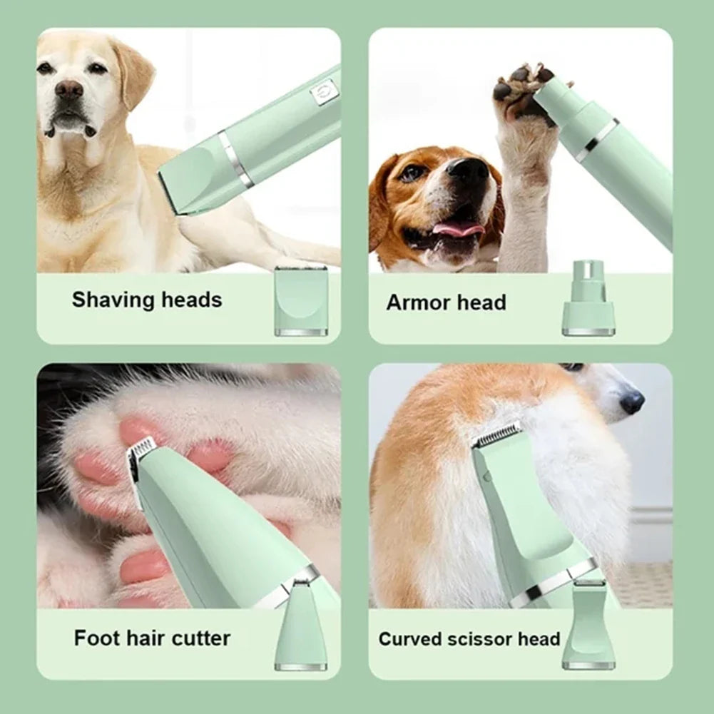 PawTrim Pro 4-in-1 Cordless Pet Grooming Clippers