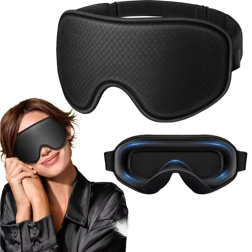 SereneDream 3D Comfort Eye Mask – Ultimate Light-Blocking Sleep Mask for Travel & Relaxation