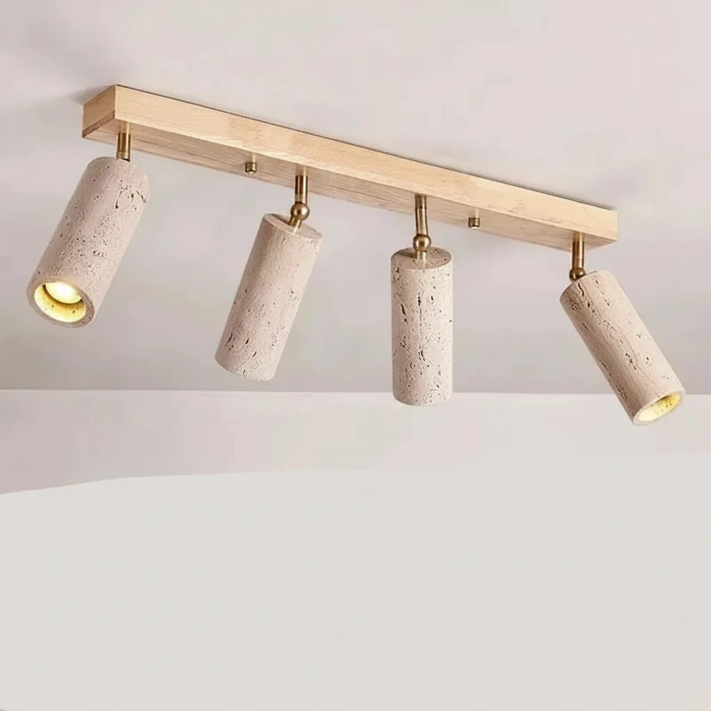 Naturalstone 3-Light Adjustable LED Ceiling Fixture
