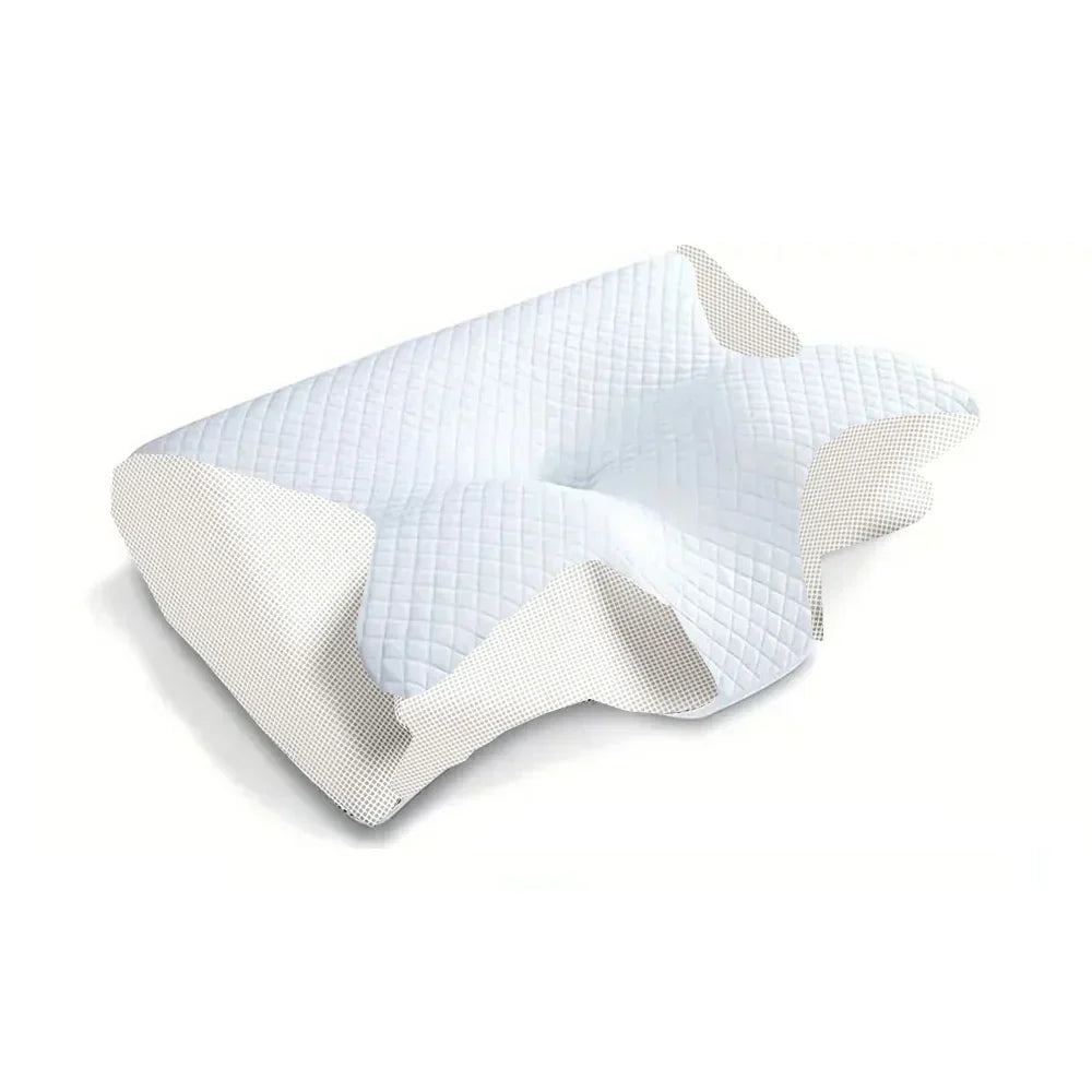 Ergonomic Contour Design Cervical Pillow – 2-in-1 Memory Foam