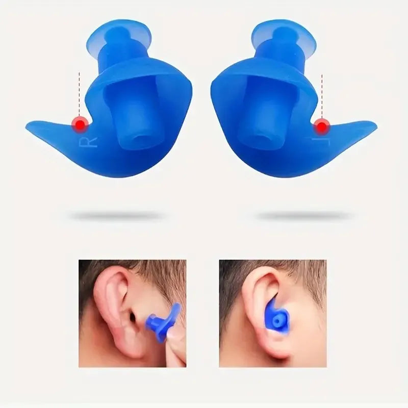 AquaGuard Silicone Earplugs – 5 Pairs for Ultimate Comfort