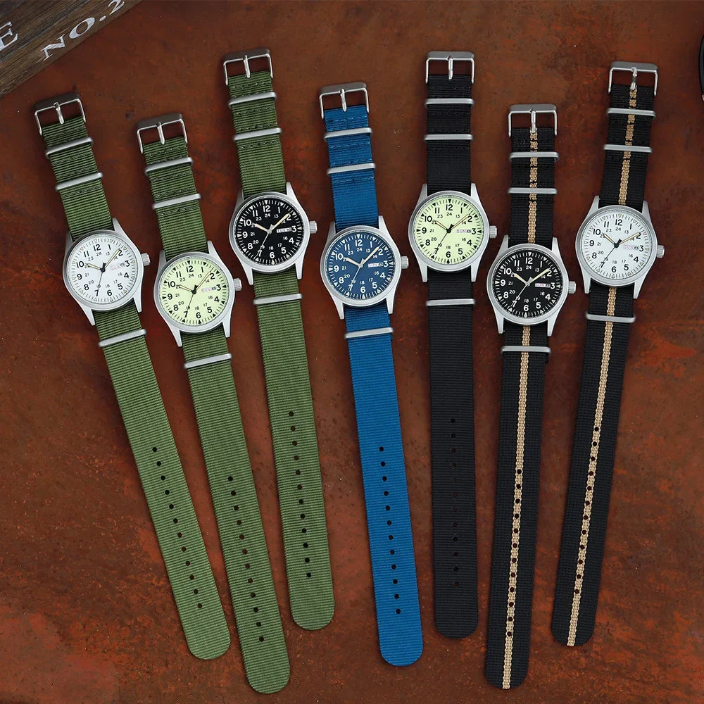 Men's 38mm Illuminated Adventure Watch - Clear Dial, Sturdy Strap